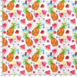 Jersey Fabric Summer Fruits | Wolf Fabric