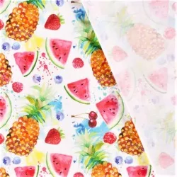 Jersey Fabric Summer Fruits | Wolf Fabric