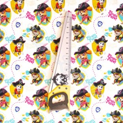 Fabric Cotton PAW Patrol Pirate White Background | Wolf Fabrics