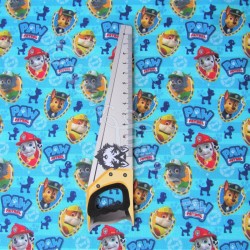 Fabric Cotton Paw Patrol Blue Background | Wolf Fabrics