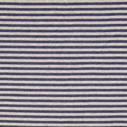 Jersey Fabric Blue and Grey Striped | Wolf Fabrics