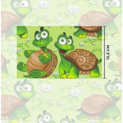 Green Turtles Fabric Cotton | Wolf Fabrics