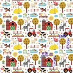 The Farm Fabric Cotton | Wolf Fabrics