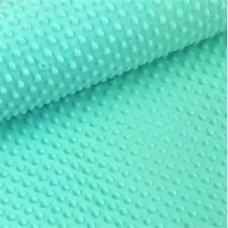 Minky Turquoise Green  |Wolf Fabrics