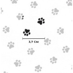Fabric Cotton Cat's and Dog's Paws | Wolf Fabrics