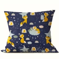 Fabric Cotton Fox and Star | Wolf Fabrics