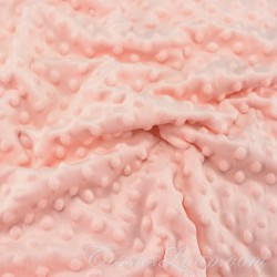 Fabric Minky Pale Pink  |Wolf Fabrics