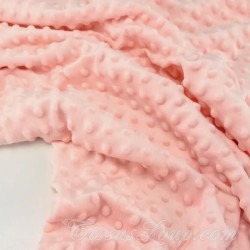 Fabric Minky Pale Pink  |Wolf Fabrics