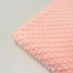 Fabric Minky Pale Pink  |Wolf Fabrics