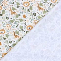 Jersey Fabric Savannah Animals | Wolf Fabrics