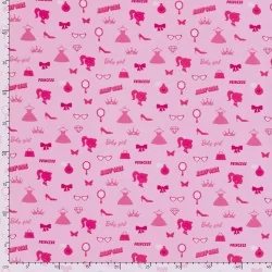 Jersey Fabric Baby Girl Princess | Wolf Fabrics