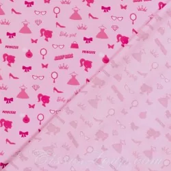 Jersey Fabric Baby Girl Princess | Wolf Fabrics