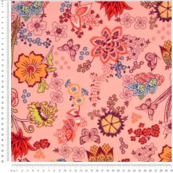 Fabric Jersey Magic Flowers | Wolf Fabric