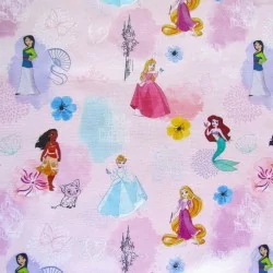 Fabric Cotton Disney Princesses | Wolf Fabrics