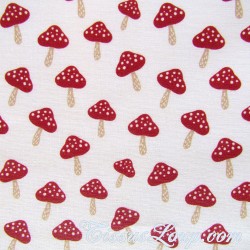 Coated Fabric Fly Agaric Mushrooms | Wolf Fabrics