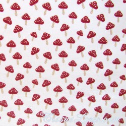 Coated Fabric Fly Agaric Mushrooms | Wolf Fabrics