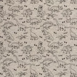 Sweat Fabric Alpine Fleece Dinosaur | Wolf Fabrics