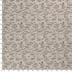 Sweat Fabric Alpine Fleece Dinosaur | Wolf Fabrics