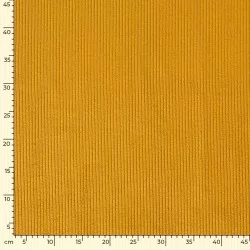 Ochre Corduroy Fabric wide ribs | Wolf Fabrics