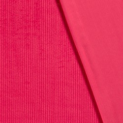 Fuchsia Corduroy Fabric with wide ribs 4.5 mm | Wolf Fabrics