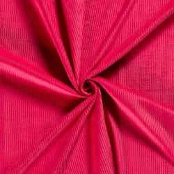 Fuchsia Corduroy Fabric with wide ribs 4.5 mm | Wolf Fabrics