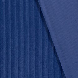 Royal Blue Corduroy Fabric with wide ribs 4.5 mm | Wolf Fabrics