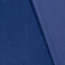 Royal Blue Corduroy Fabric with wide ribs 4.5 mm | Wolf Fabrics