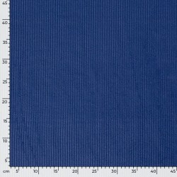 Royal Blue Corduroy Fabric with wide ribs 4.5 mm | Wolf Fabrics