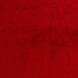 Red Stretch Corduroy Fabric wide ribs 4.5 mm | Wolf Fabrics