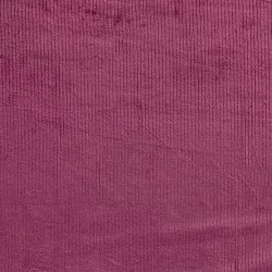 Mauve  Stretch Corduroy Fabric wide ribs 4.5 mm | Wolf Fabrics