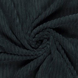 Navy Blue Corduroy Fabric with very wide ribs 11 mm | Wolf Fabrics