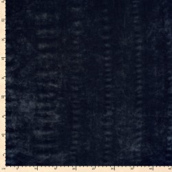 Navy Blue Velvet Jersey Fabric | Wolf Fabrics