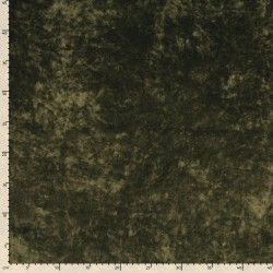 Green Khaki Velvet Jersey Fabric | Wolf Fabrics