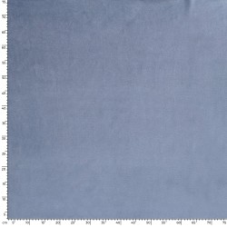 Light Cornflower Blue Cotton Velvet Jersey Fabric | Wolf Fabrics