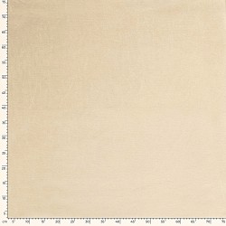 Light Beige Velvet Jersey Cotton Fabric | Wolf Fabrics