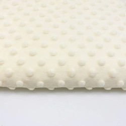 Minky Ecru fabric  |Wolf Fabrics