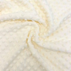 Minky Ecru fabric  |Wolf Fabrics