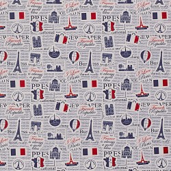 Fabric The French Gazette Paris News | Wolf Fabrics