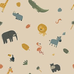 Waterproof Exotic Animals Fabric | Wolf Fabrics