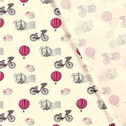 Fabric Paris on a bike and hot air balloon ride | Wolf Fabrics