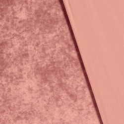 Ballerina Pink Velvet Jersey Fabric | Wolf Fabrics