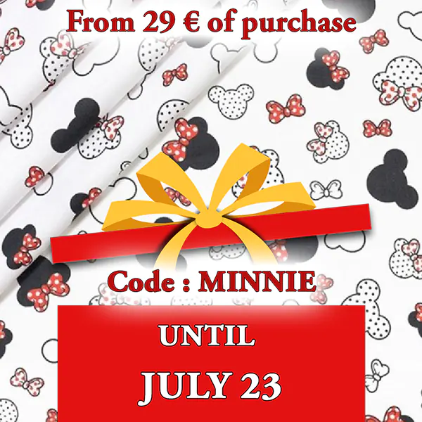 Minnie Mouse fabric gift