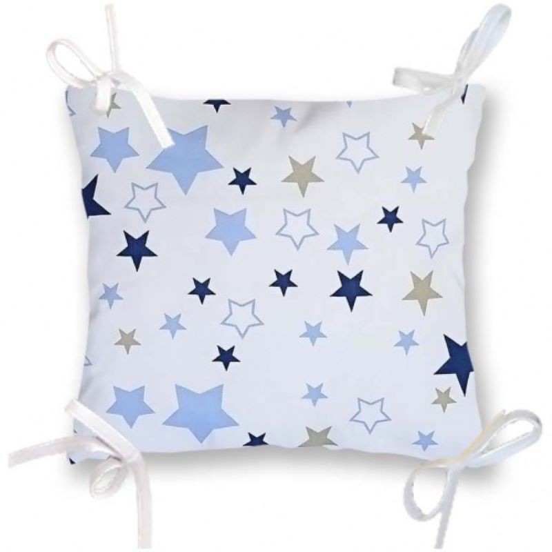 Fabric blue and grey stars — 2