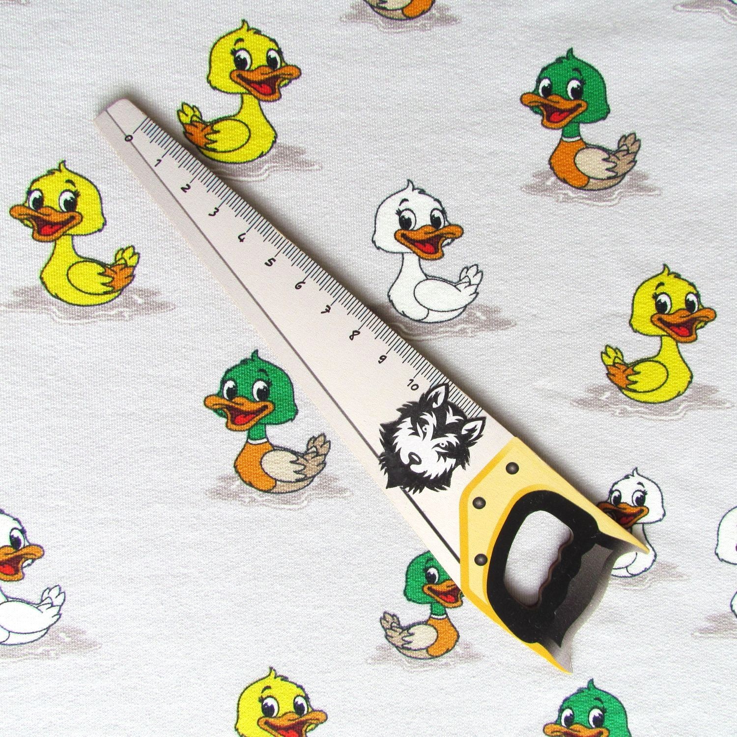 French Terry Fabric Little Ducks — 2