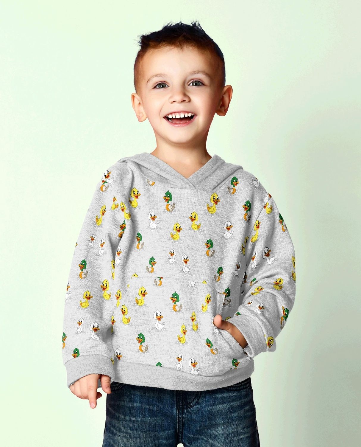 French Terry Fabric Little Ducks — 4