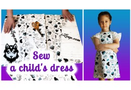 Sewing Tutorial: Child's Overall Dress