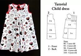 Tutorial: Making a Child's Dress with Minnie Mouse